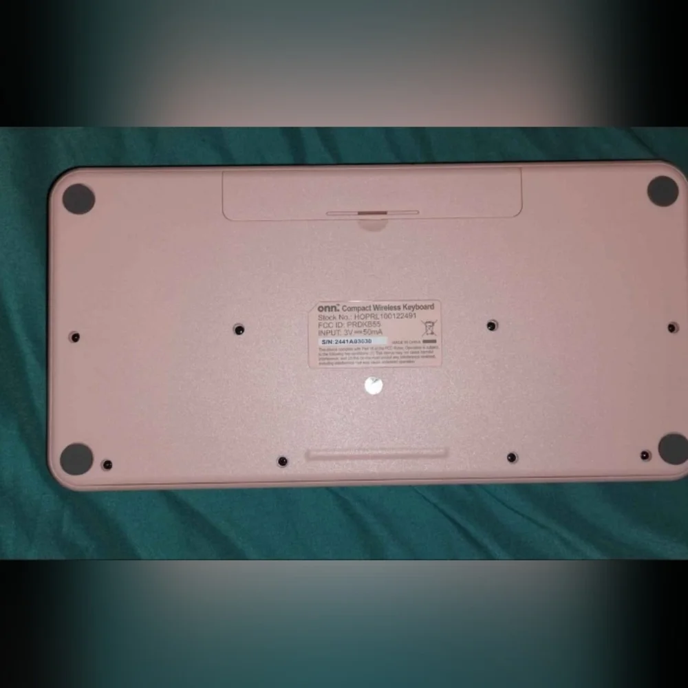 Pink Wireless Keyboard